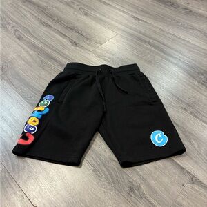 Cookies Black Shorts with Colorful Design